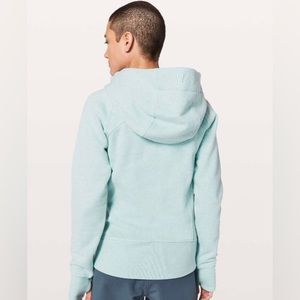 Lululemon Full Zip Scuba Size 6 In Heathered Frosty